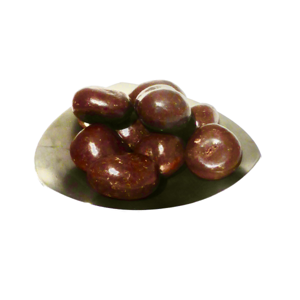 Ingwerstücke in Zartbitterschokolade